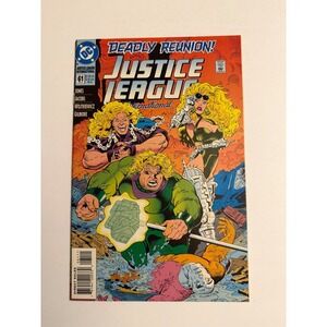 Justice League International 61 Comic Book Deadly Reunion DC Comics 1993